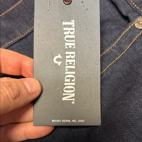 True Religion Ricky Relaxed Straight with Flap 48 x 33 Pants NWT New